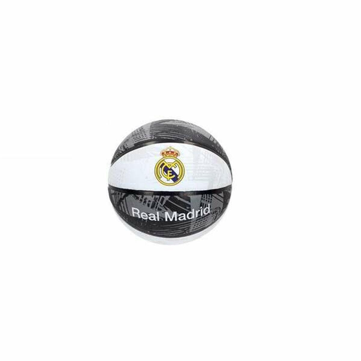 Basketball Real Madrid C.F. - 24 cm, sort