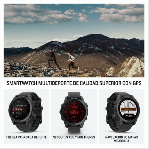 GARMIN herreur 010-03025-01 - sort smartwatch til mænd