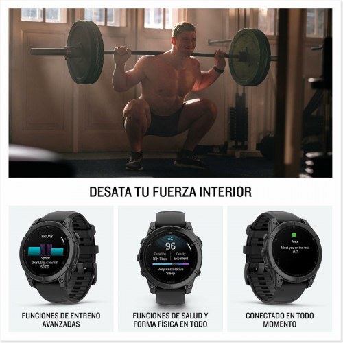 GARMIN herreur 010-03025-01 - sort smartwatch til mænd