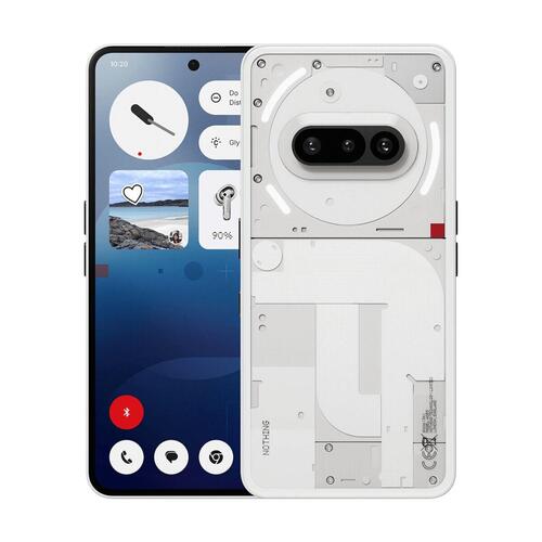 Smartphone Nothing Phone 3a 5G Octa Core 8 GB RAM 128 GB Hvid 6,67"