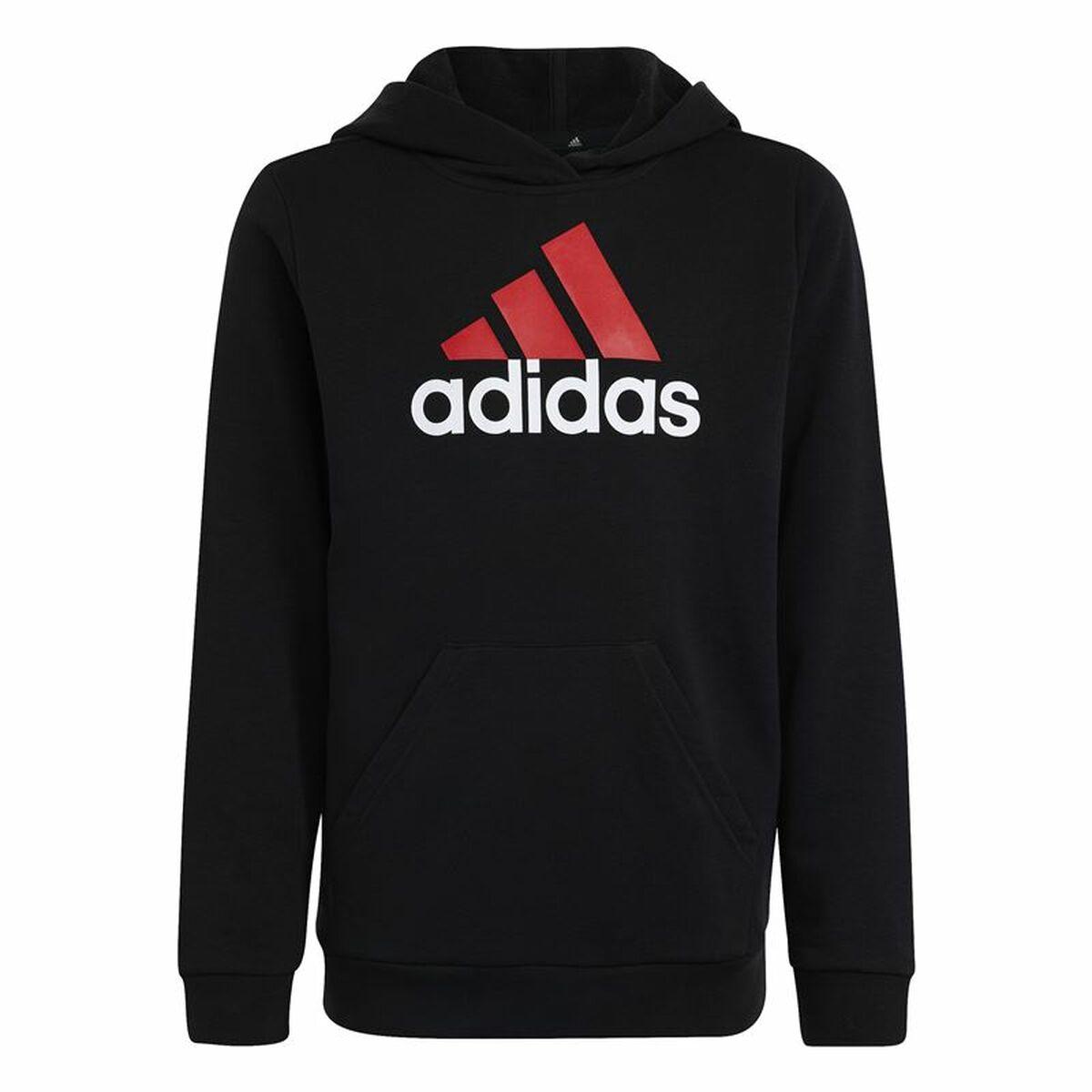Hættetrøje Til Børn Adidas Essentials Sort 9-10 år