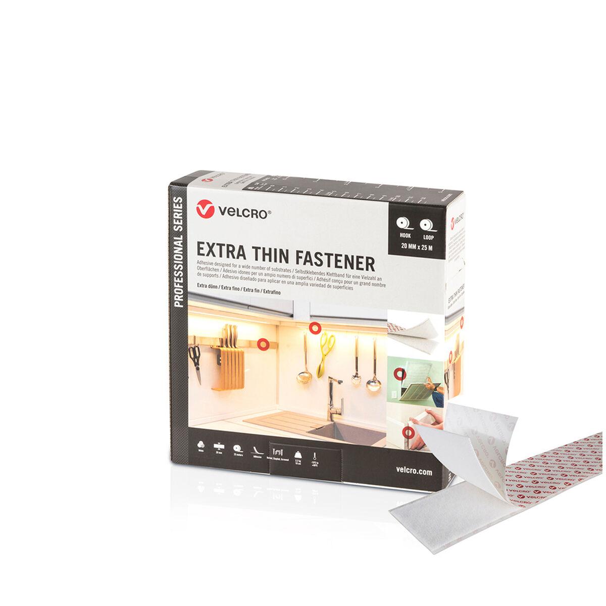 Magnetisk tape Velcro Hvid
