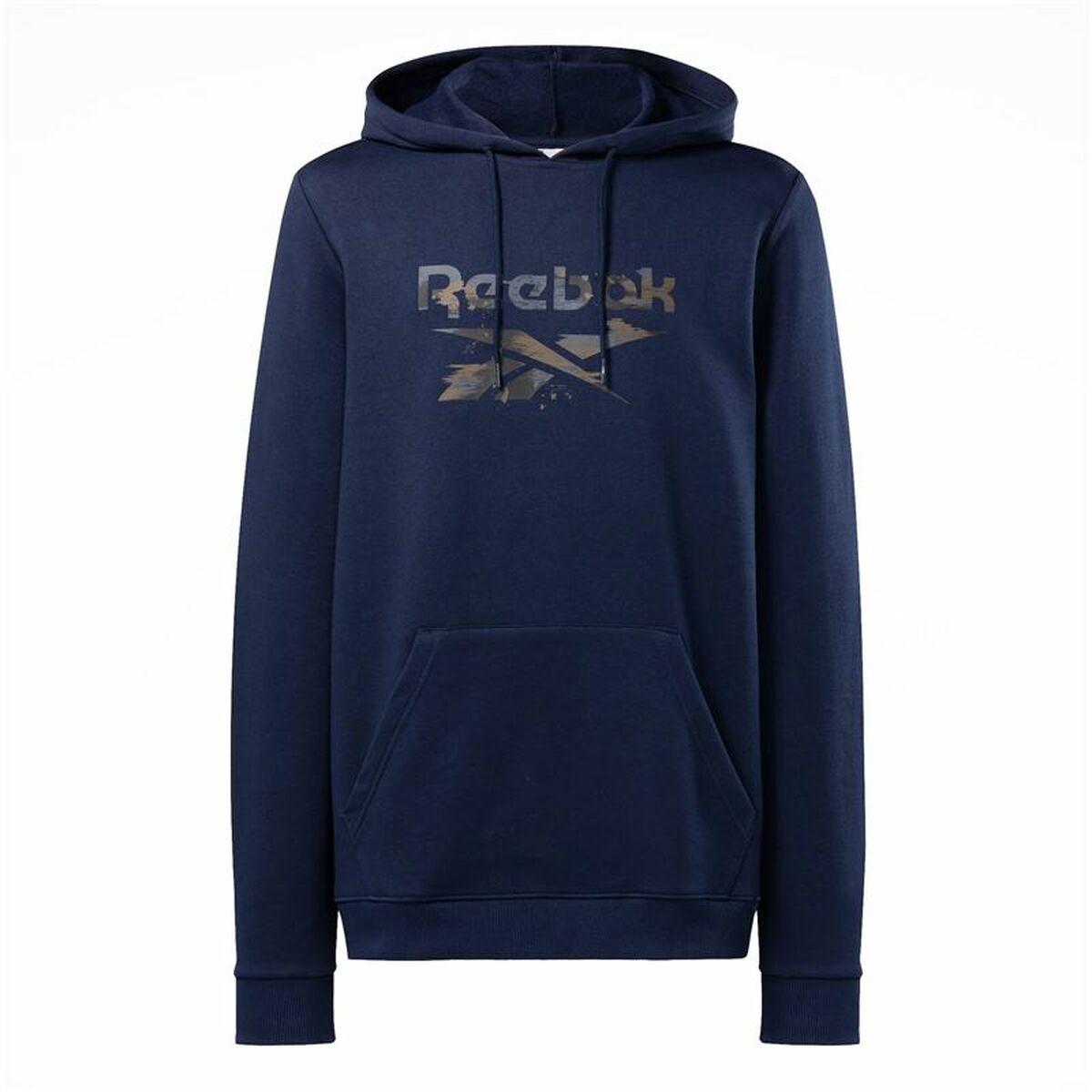 Hættetrøje Til Mænd Reebok Identity Modern Camo Oth Blå Marineblå M