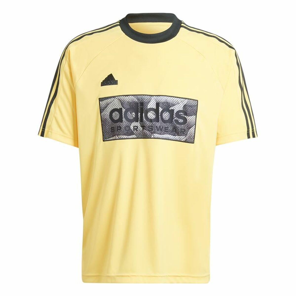 Adidas Tiro Aop Kortærmet Shirt Til Mænd Gul