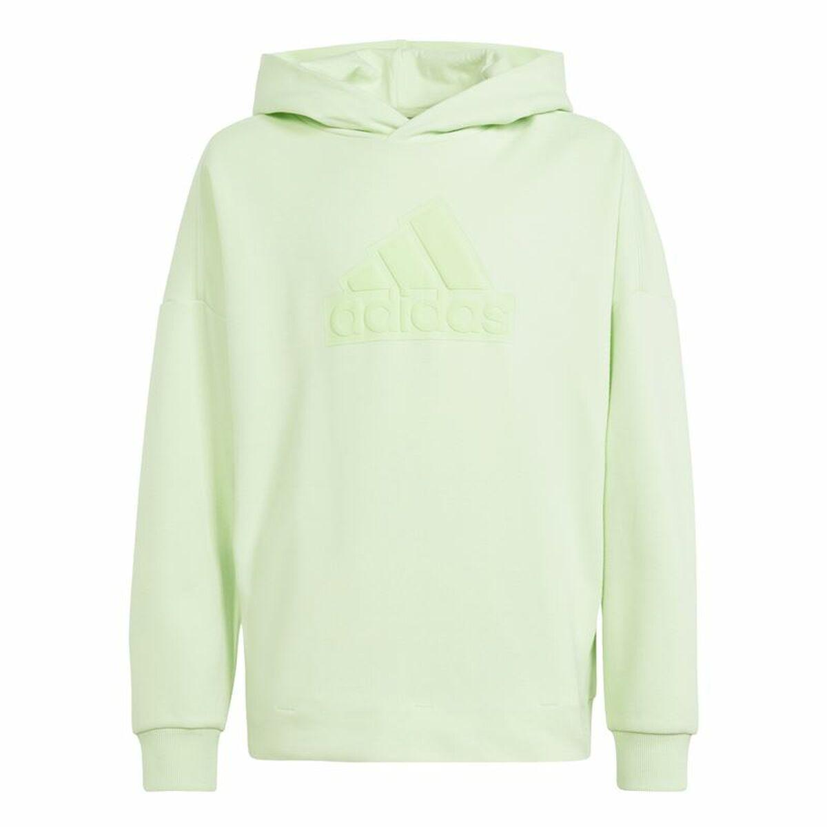 Sweatshirt Med Hætte Til Piger Adidas U Future Icons Limegrøn Lysegrøn 9-10 år