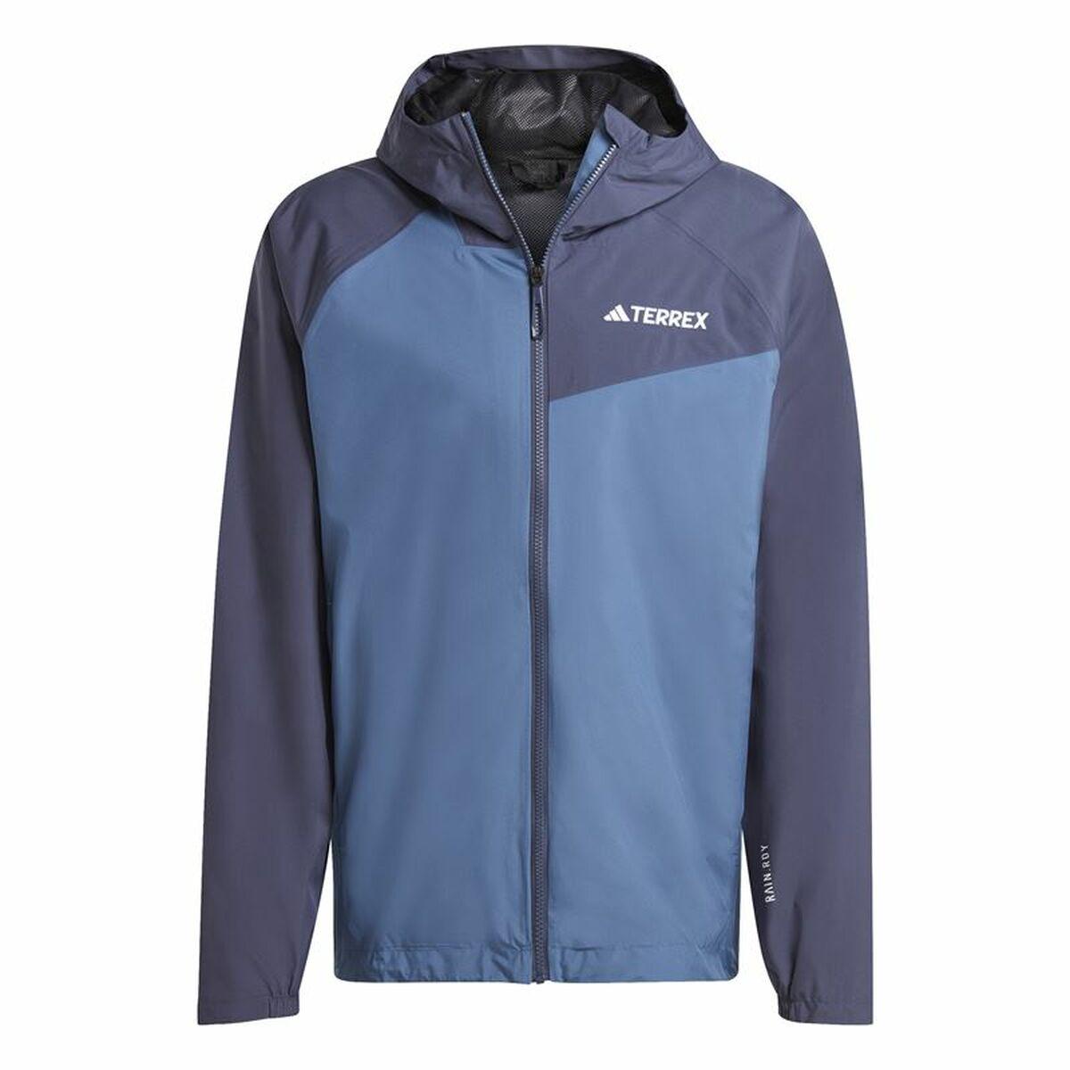 Sportsjakke Til Mænd Adidas Multi 2l Rain Blå S