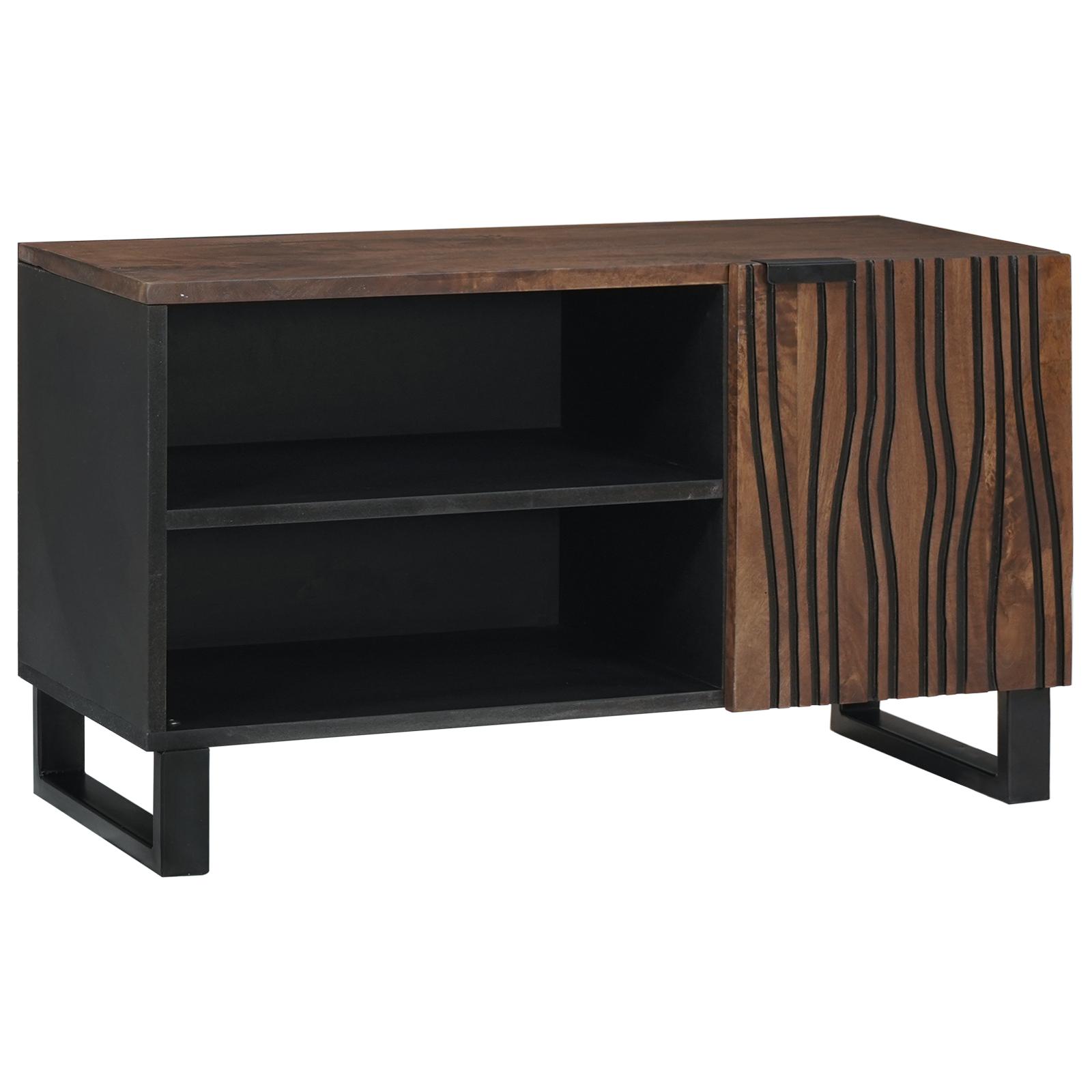 TV Skab Brun 80 x 33 x 46 cm Massivt mangotræ