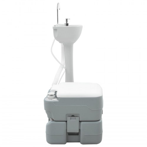 Camping Sæt 2 stk Grå 50.5 x 33 x 103 cm Plastik