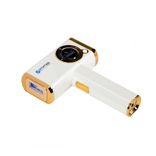 Oromed Elektrisk hårfjerner ORO-IPL ICE - IPL epilator, 48 W, hvid/guld