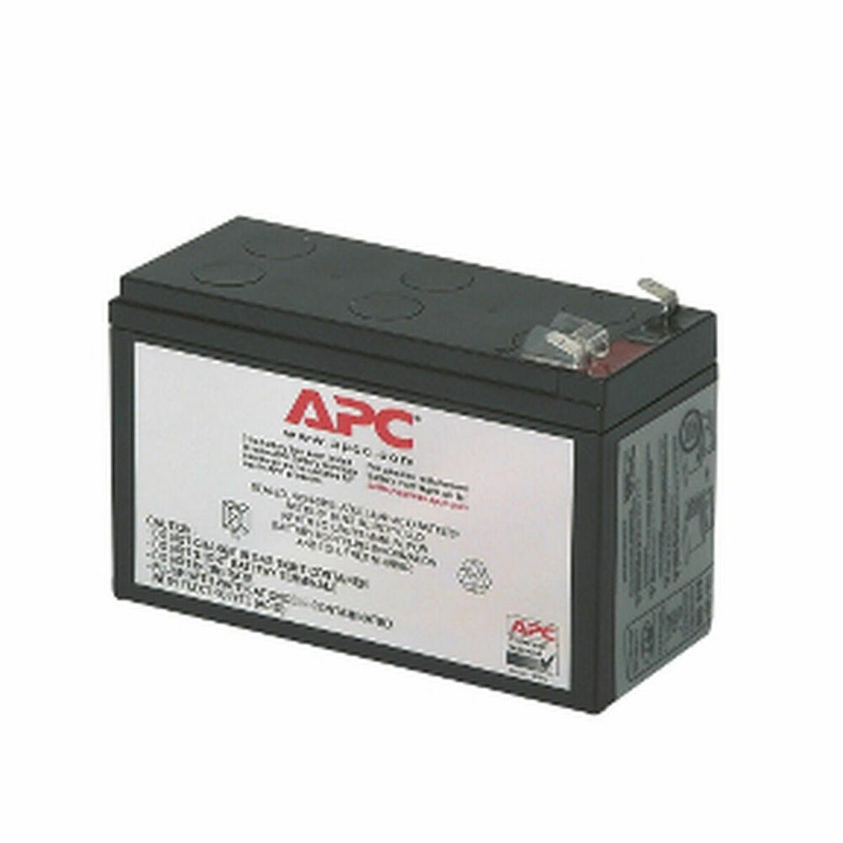 UPS batteri APC APCRBC106 - udskifter, 12 V, sort