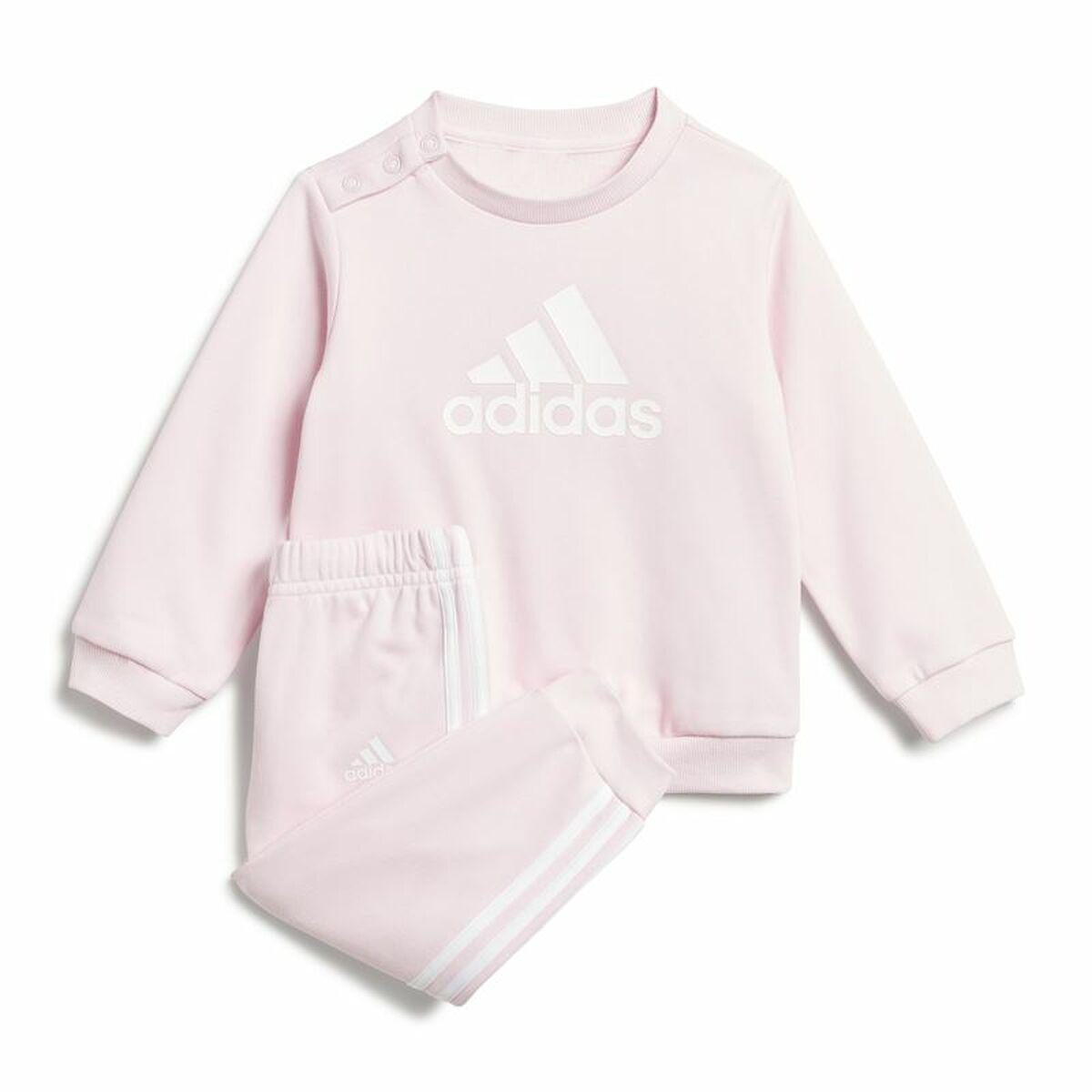 Træningsdragt til børn Adidas I Bos Jog Ft Pink 12-18 måneder