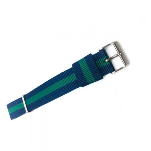 U.S. Polo Assn. urrem 14-0305 - blå tekstil, 24 mm