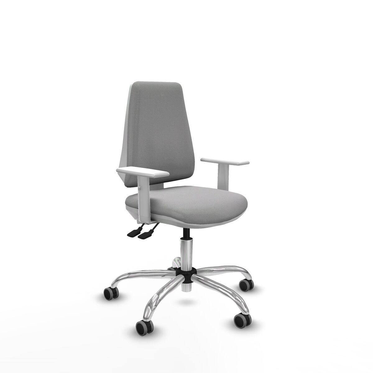 Kontorstol B5B056G - lysegrå ergonomisk stol