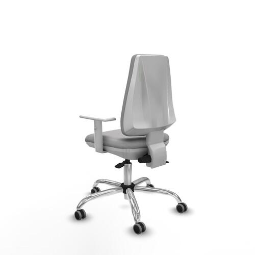Kontorstol B5B056G - lysegrå ergonomisk stol