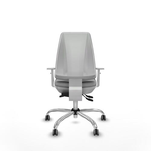 Kontorstol B5B056G - lysegrå ergonomisk stol