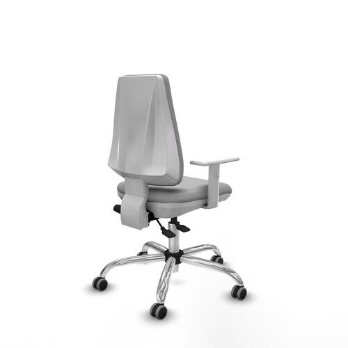 Kontorstol B5B056G - lysegrå ergonomisk stol