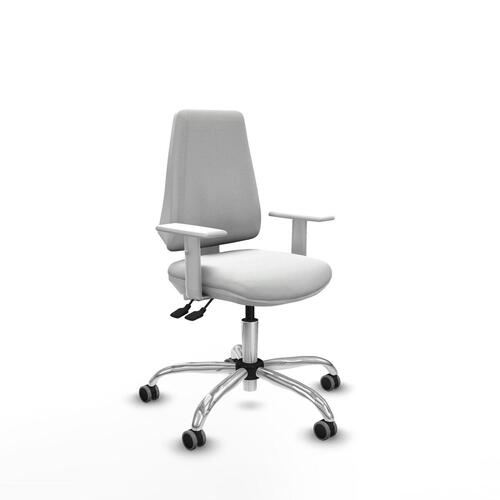 Kontorstol B5B056G - hvid, ergonomisk