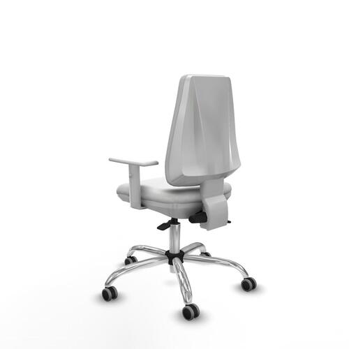 Kontorstol B5B056G - hvid, ergonomisk