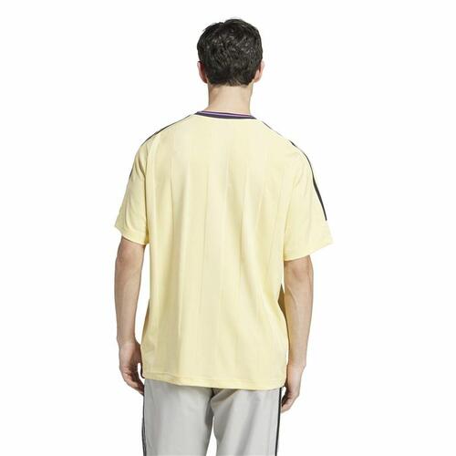 Kortærmet T-shirt til Mænd Adidas House Of Tiro Jacquard Gul M