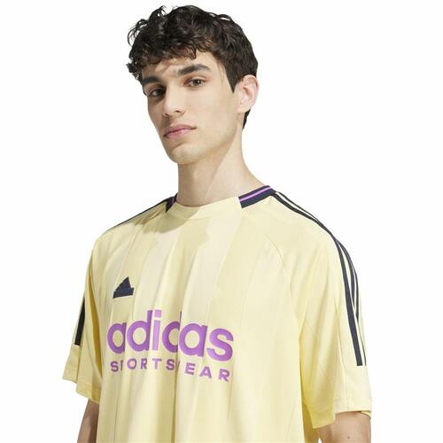 Kortærmet T-shirt til Mænd Adidas House Of Tiro Jacquard Gul M