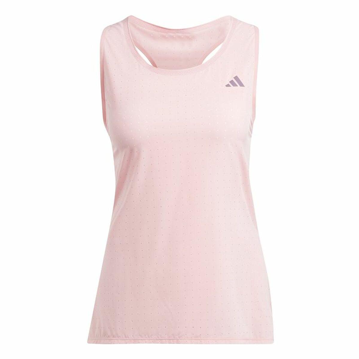 Adidas Adizero løbe T-shirt til kvinder - Pink (M)