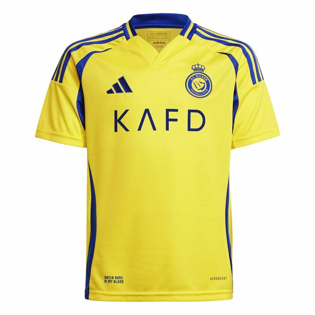 Adidas Al Nassr FC 24/25 fodboldtrøje - Gul (13-14 år)