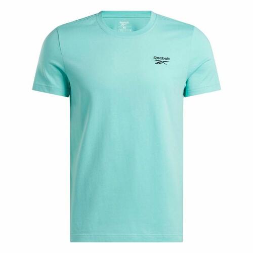 Kortærmet T-shirt til Mænd Reebok Identity Smal Blå Himmelblå XL