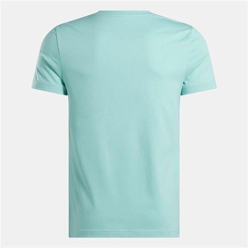 Kortærmet T-shirt til Mænd Reebok Identity Smal Blå Himmelblå XL