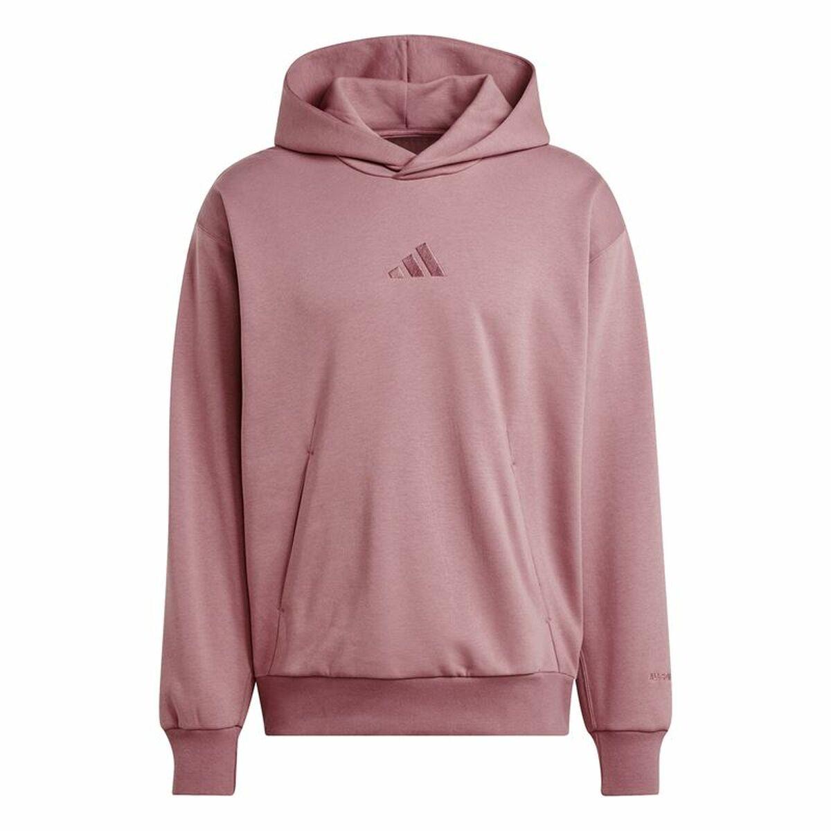 Adidas All Szn Fleece Hoodie Herre Hættetrøje Pink M