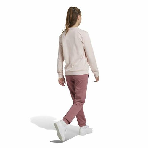 Træningsdragt til kvinder Adidas Essentials Big Logo French Terry Pink 9-10 år