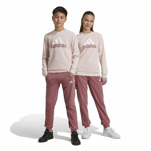 Træningsdragt til kvinder Adidas Essentials Big Logo French Terry Pink 9-10 år