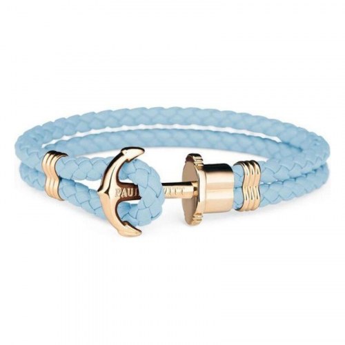 Paul Hewitt unisex armbånd i læder, 22 cm - PH-PH-L-G-NI