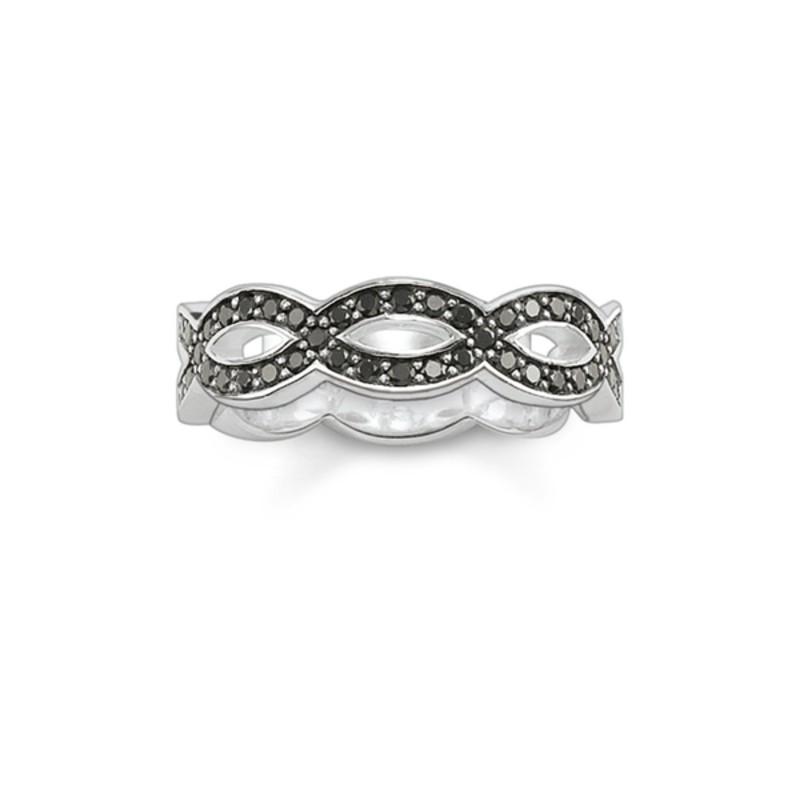 Ring Thomas Sabo Tr1973 051 12 Sort
