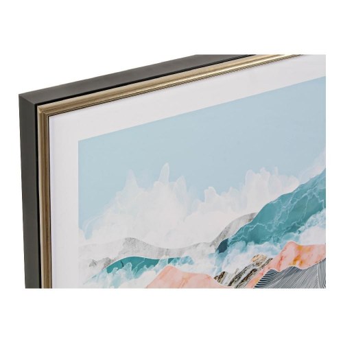 Maleri - Orientalsk Mountain, 70 × 70 cm, sæt af 3