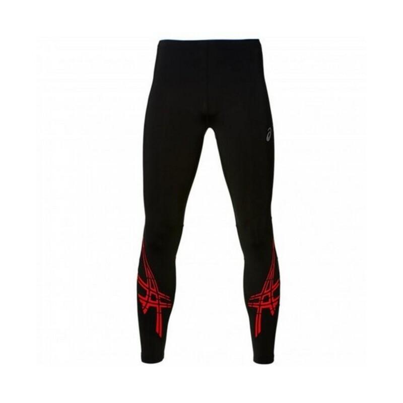 Tights til mænd Asics Stripe Tight Sort (USA) Sort M