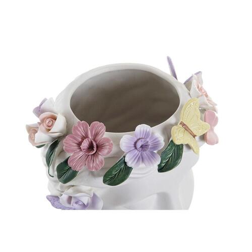 Vase Hvid Porcelæn Moderne (17.5 x 16 x 23 cm)