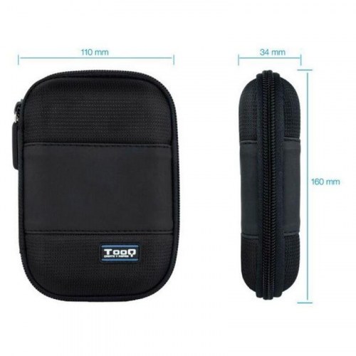 Harddisk-etui 2,5" TooQ TQBC-E250 - sort