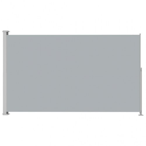 Sammenrullelig sidemarkise til terrassen 200x300 cm grå
