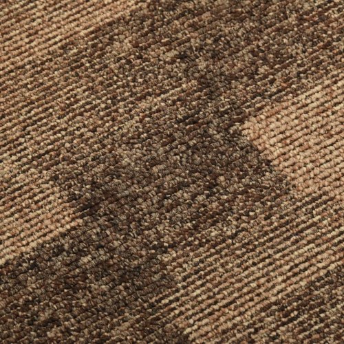 Tæppefliser 20 stk. 5 m² brun