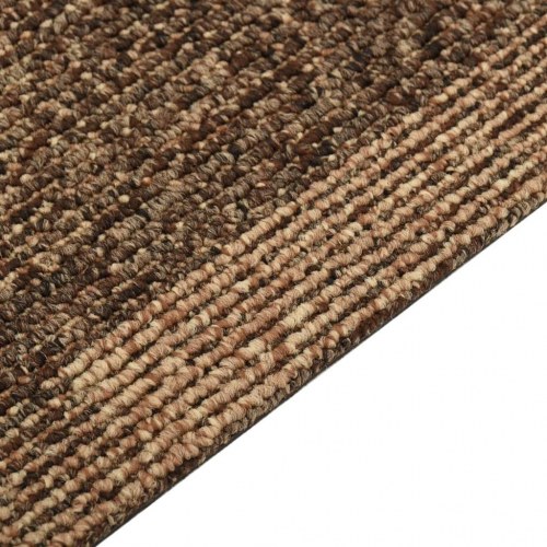 Tæppefliser 20 stk. 5 m² brun