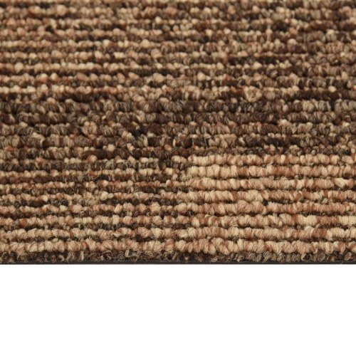 Tæppefliser 20 stk. 5 m² brun