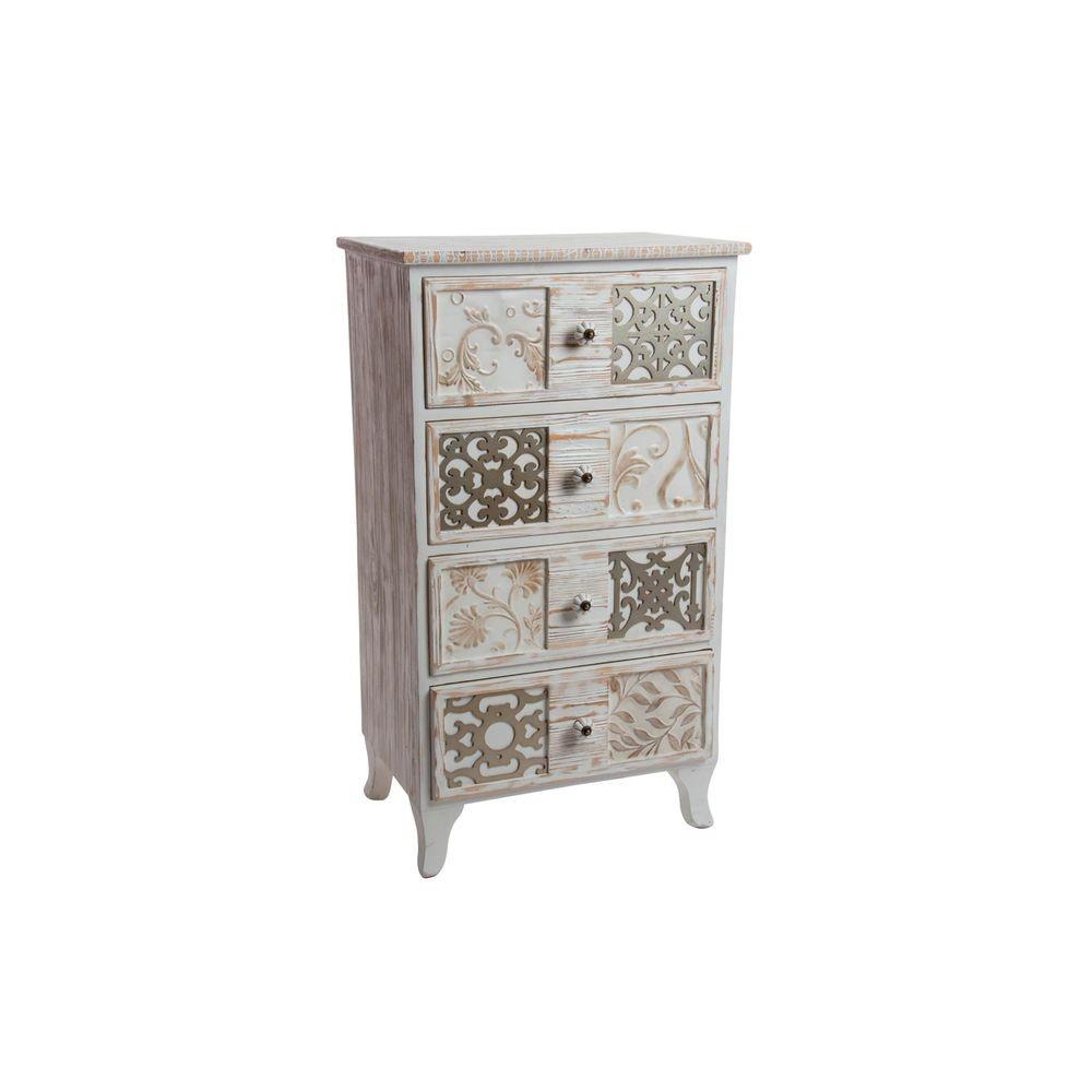 Kommode 51 4 X 34 2 X 90 6 Cm Beige Træ Araber