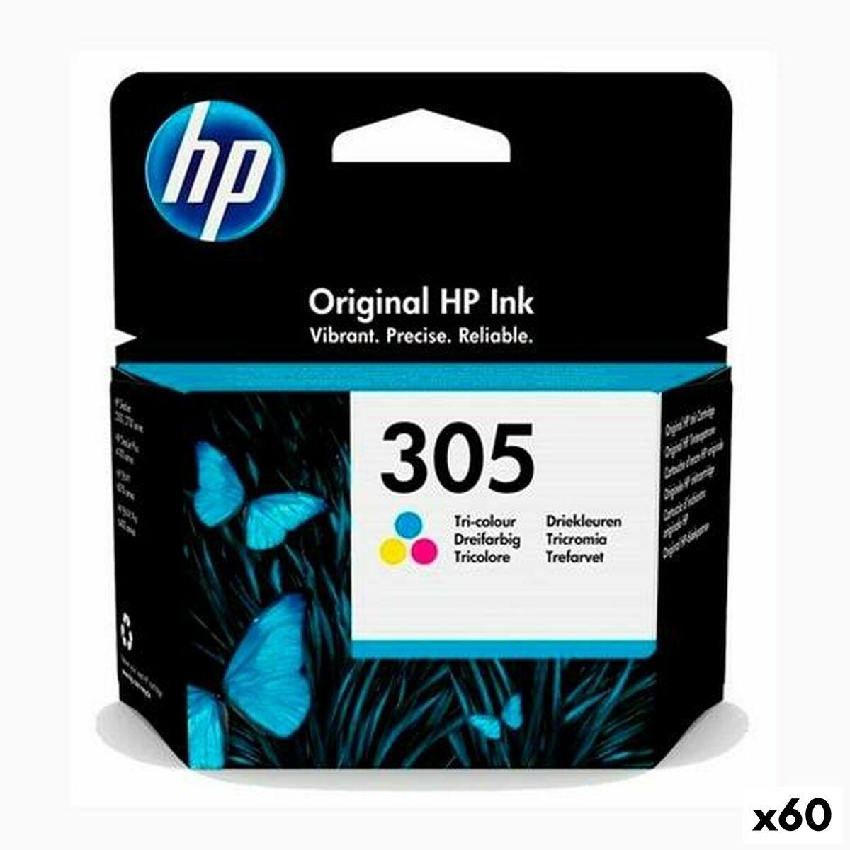 Original blækpatron HP Nº 305 Tricolour (60 enheder)