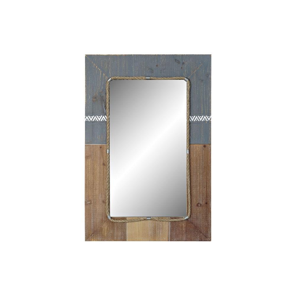 Billede af Vægspejl Blå Hvid Gran (60 x 3.5 x 89.5 cm)