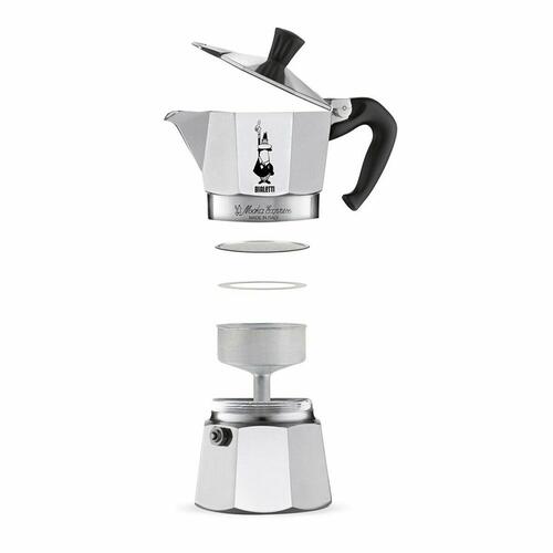 Bialetti Moka Express espressokande 18 kop - sølvfarvet