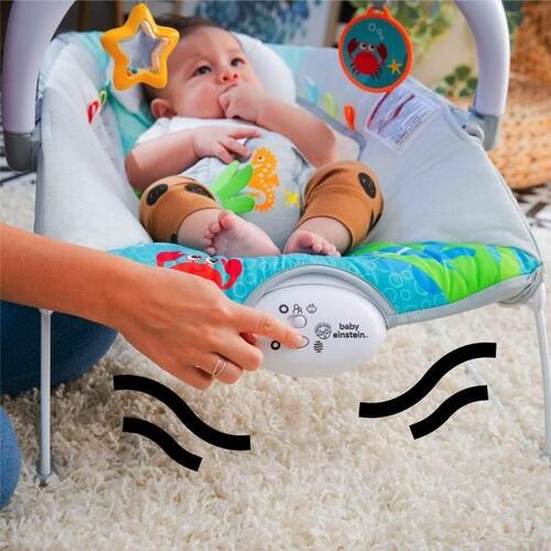 Baby Hængekøje Baby Einstein Ocean - Blå bouncer med lys og musik