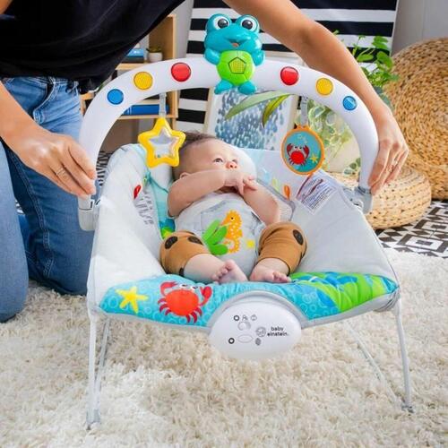 Baby Hængekøje Baby Einstein Ocean - Blå bouncer med lys og musik