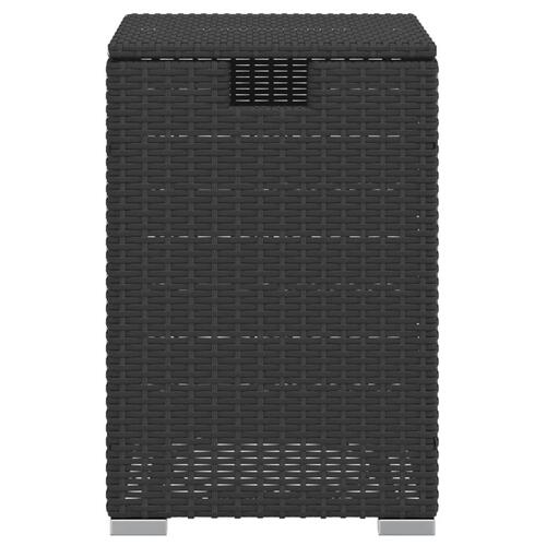Gasflaskeskjuler 40x40x60 cm polyrattan sort (OUTLET B)