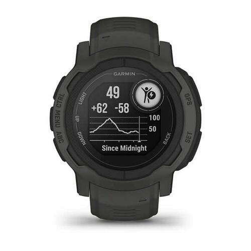 Smartwatch GARMIN Instinct 2 - Sort grafit, 45 mm