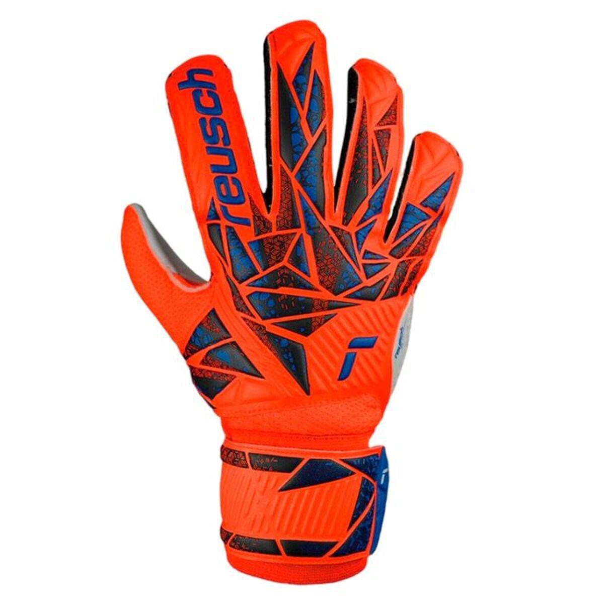Reusch Attrakt Solid målmandshandsker - Orange, voksne str. 8,5